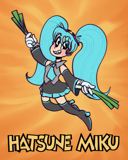 In the style of rubberhose!